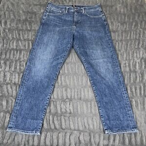 EDWIN ED-45 Loose Tapered Japanese Denim Jeans Mens 34x30 Blue
